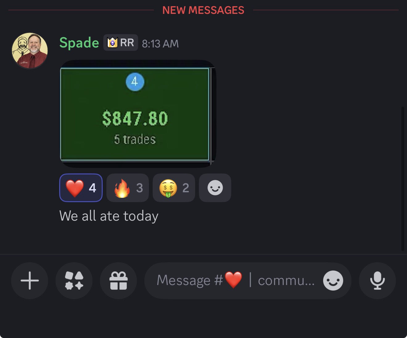 Community member win
