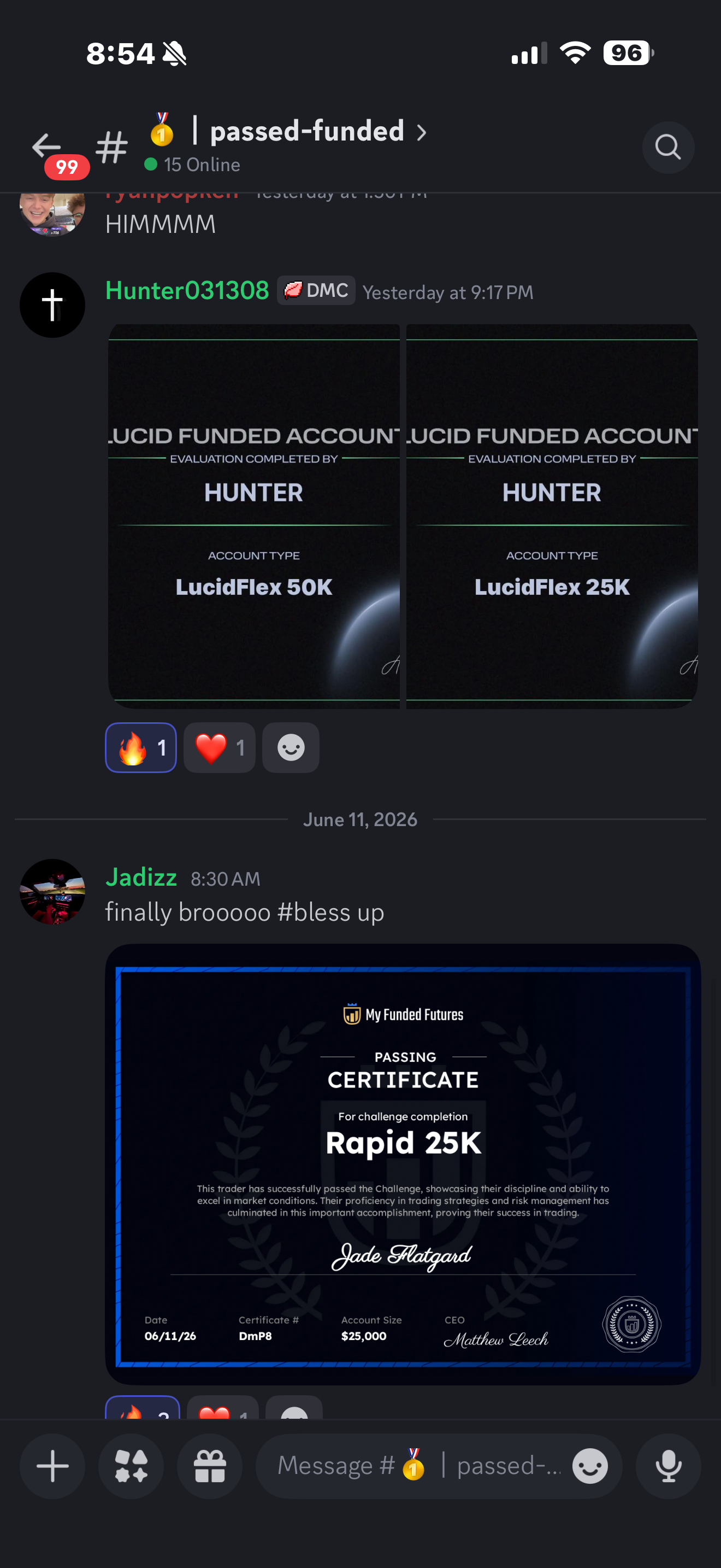 Community member win